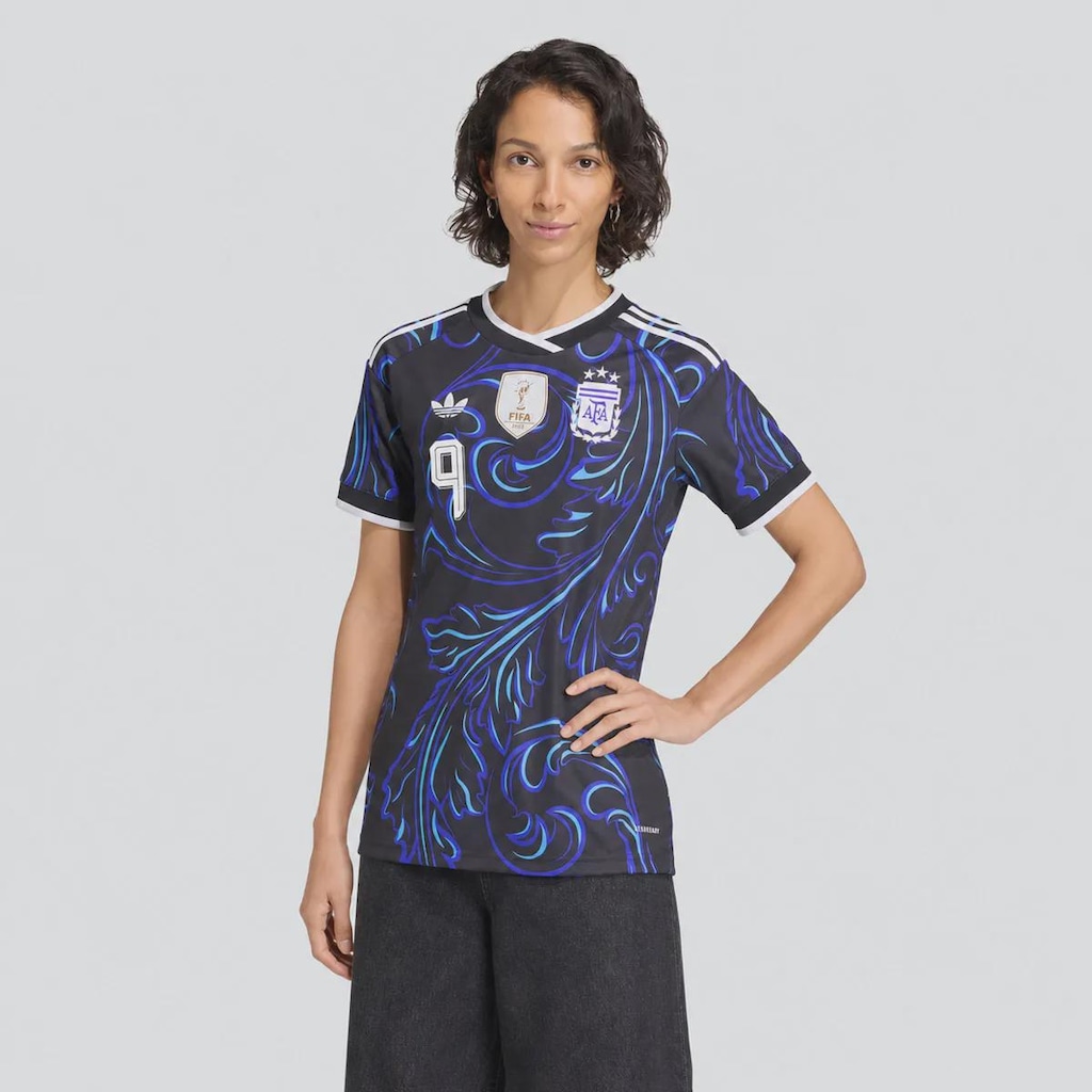 Imagem 4 do produto Camisa Argentina II 26/27 9 J. Álvarez adidas Feminina