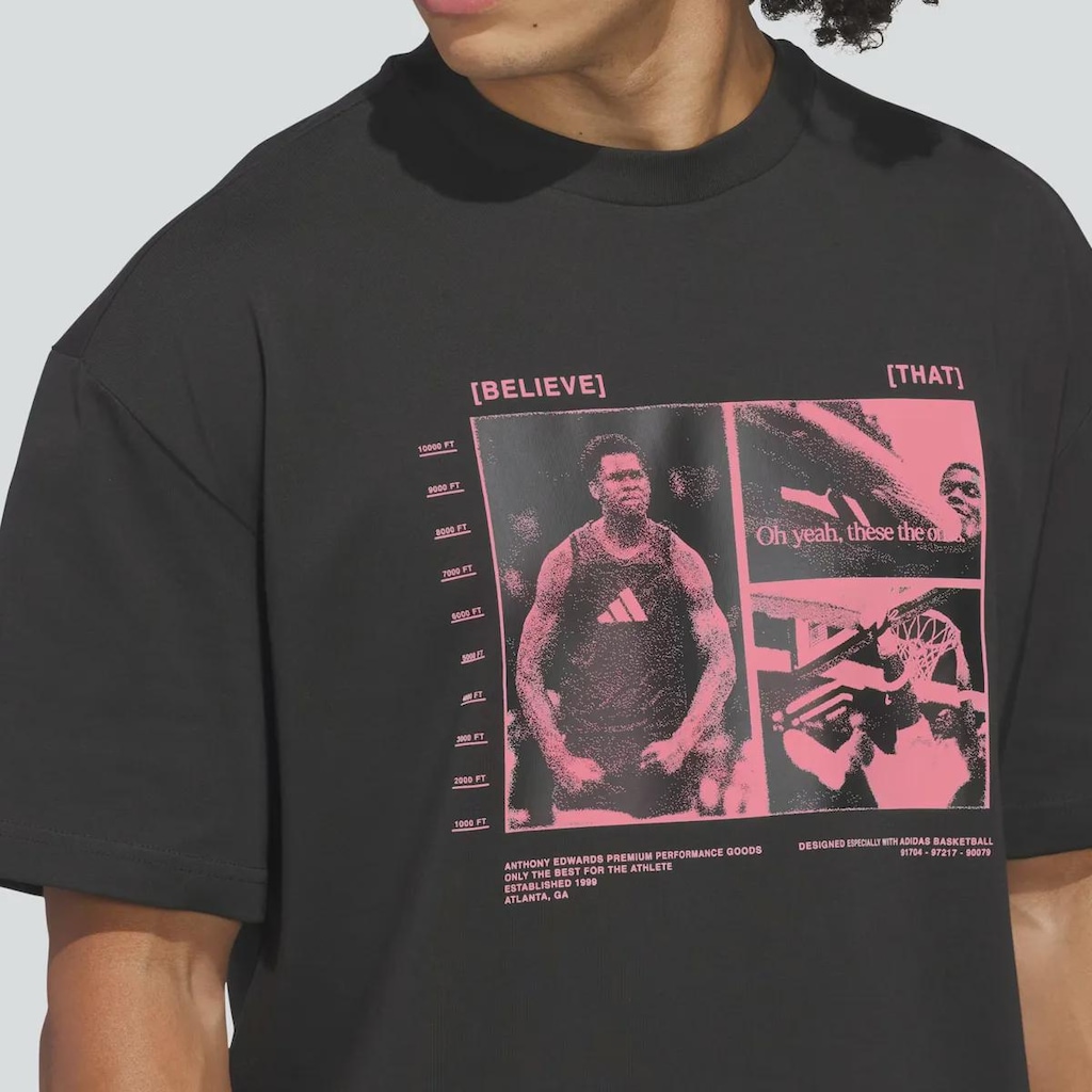 Imagem 4 do produto Camiseta adidas Anthony Edwards GFX 2 Masculina