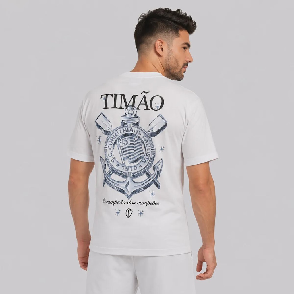 Imagem 4 do produto Camiseta do Corinthians Glórias Mil Oversized Masculina