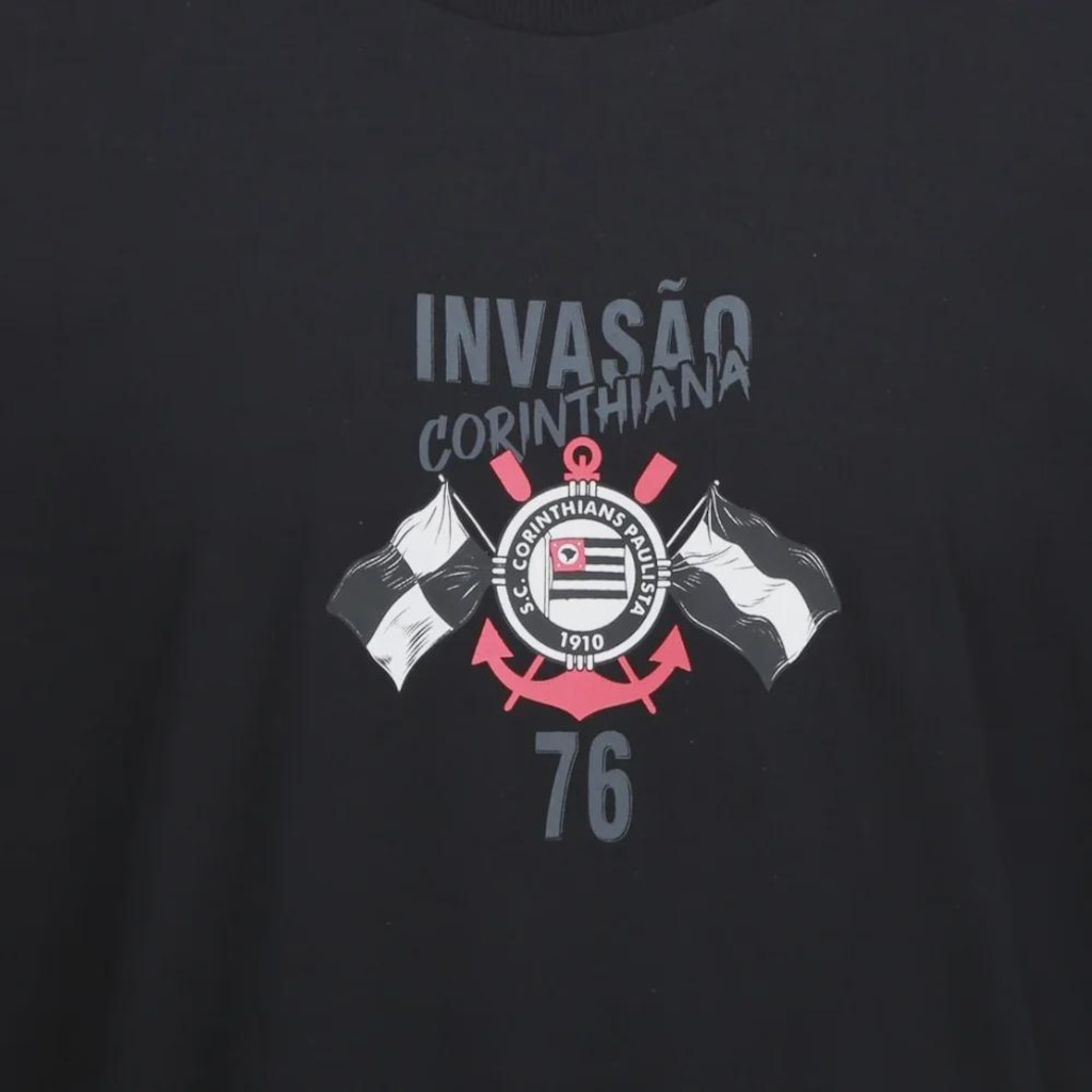 Imagem 4 do produto Camiseta do Corinthians Surf Center Invasão Corinthiana - Masculina