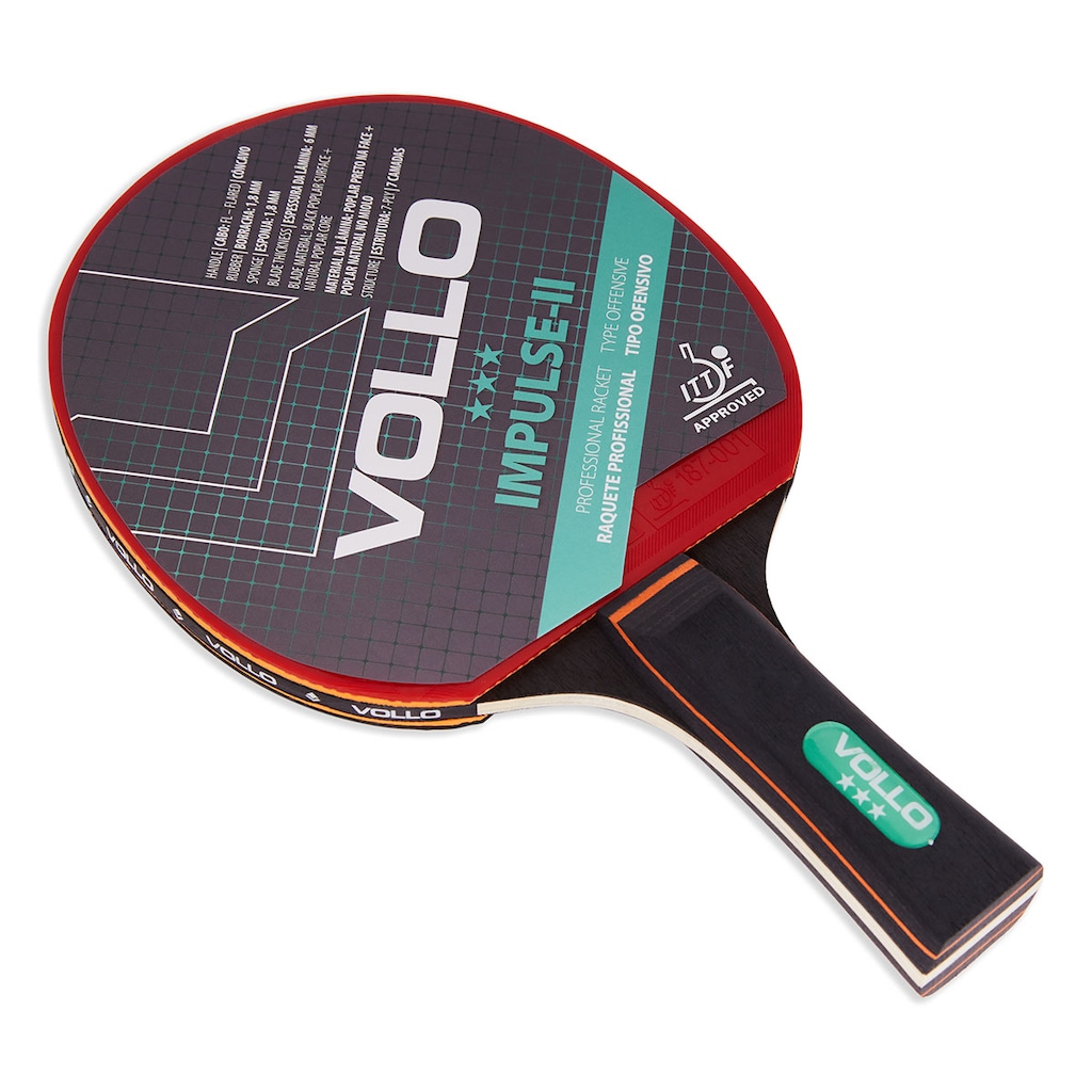 Imagem 5 do produto Raquete de Tênis de Mesa Ping Pong Impulse II Vollo - Adulto