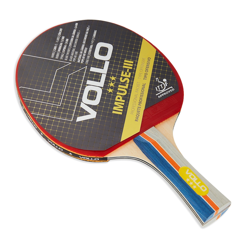 Imagem 5 do produto Raquete de Tênis de Mesa Ping Pong Impulse III Vollo - Adulto