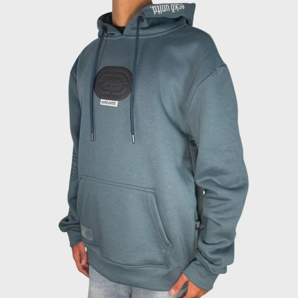 Imagem 3 do produto Moletom Ecko Canguru Fechado Silk - Masculino