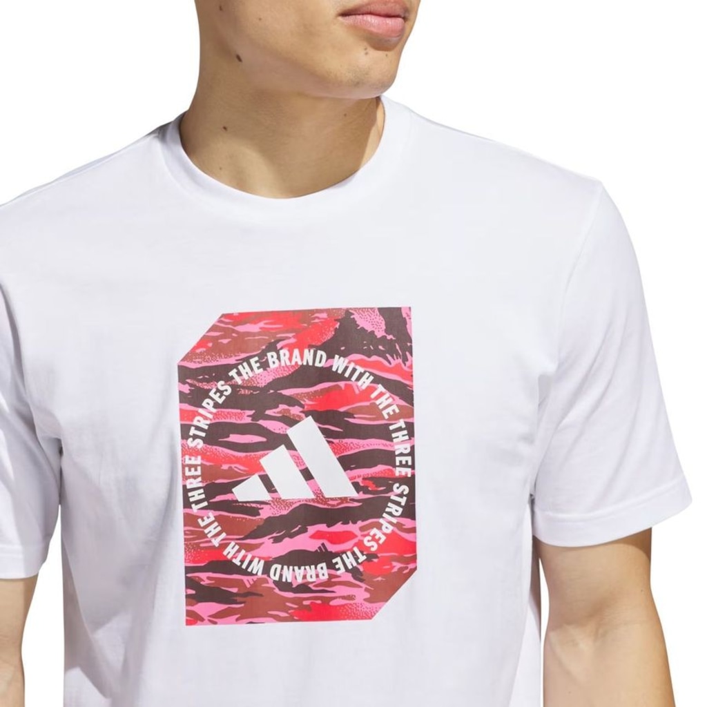 Imagem 4 do produto Camiseta adidas M/C Camo Shape Graphic - Masculina