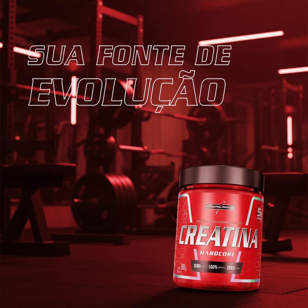 Imagem 2 do produto Im Creatina Hardcore Integralmédica 500g Pote