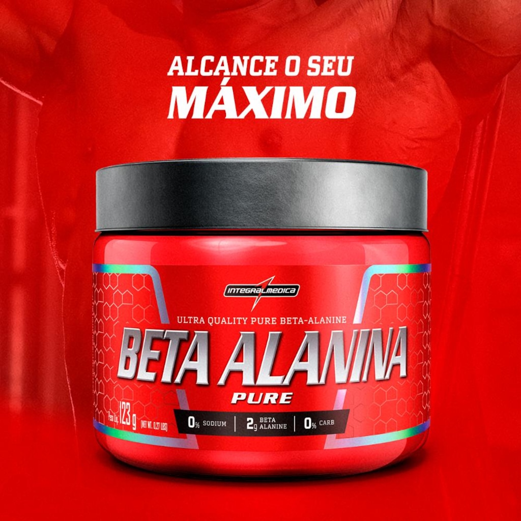 Imagem 5 do produto Aminoácido Integralmedica Beta-Alanina 123g