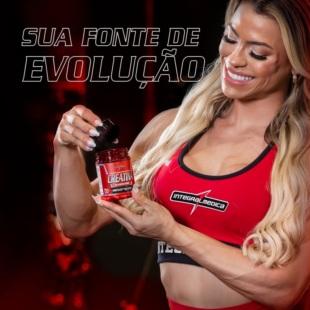 Imagem 4 do produto Creatina Monohidratada em Cápsulas 60 Cápsulas – Integralmedica