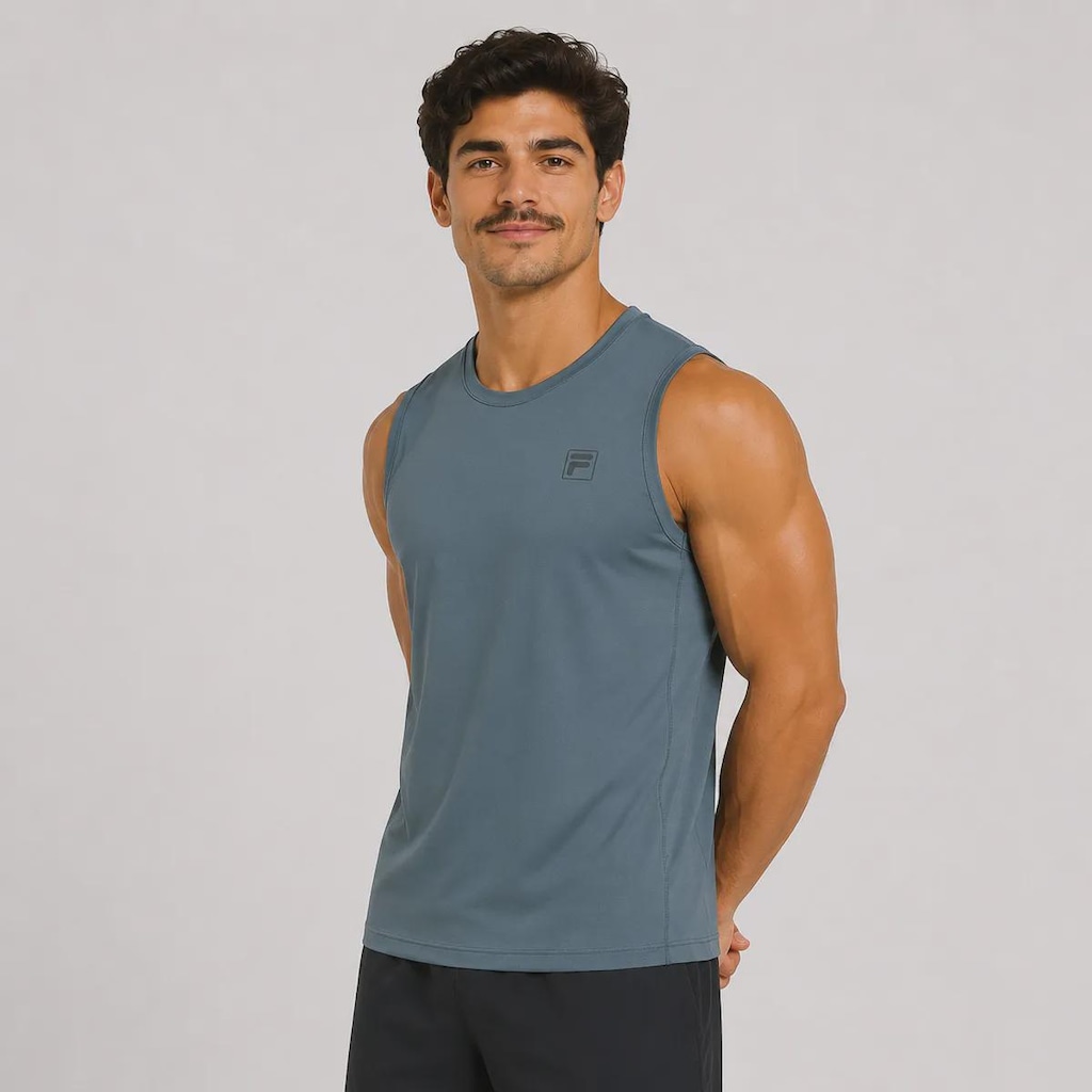 Imagem 3 do produto Camiseta Regata Fila Reflective Core Run Masculina