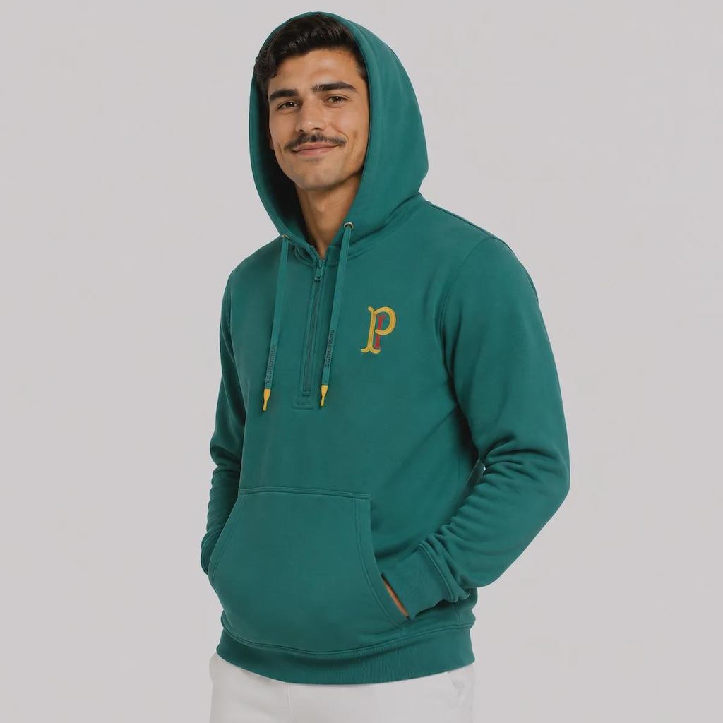 Imagem 3 do produto Blusão de Moletom Palmeiras Canguru PI Masculino