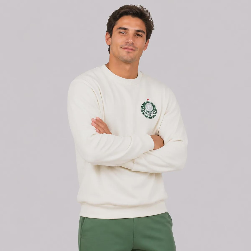 Imagem 2 do produto Blusão de Moletom Palmeiras Embossed Masculino