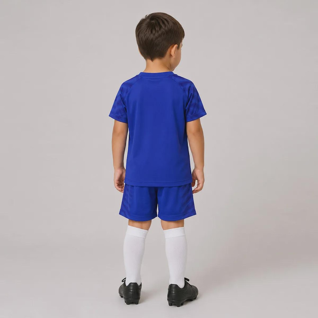 Imagem 4 do produto Kit Uniforme de Futebol do São Paulo I Goleiro 26/27 New Balance Infantil