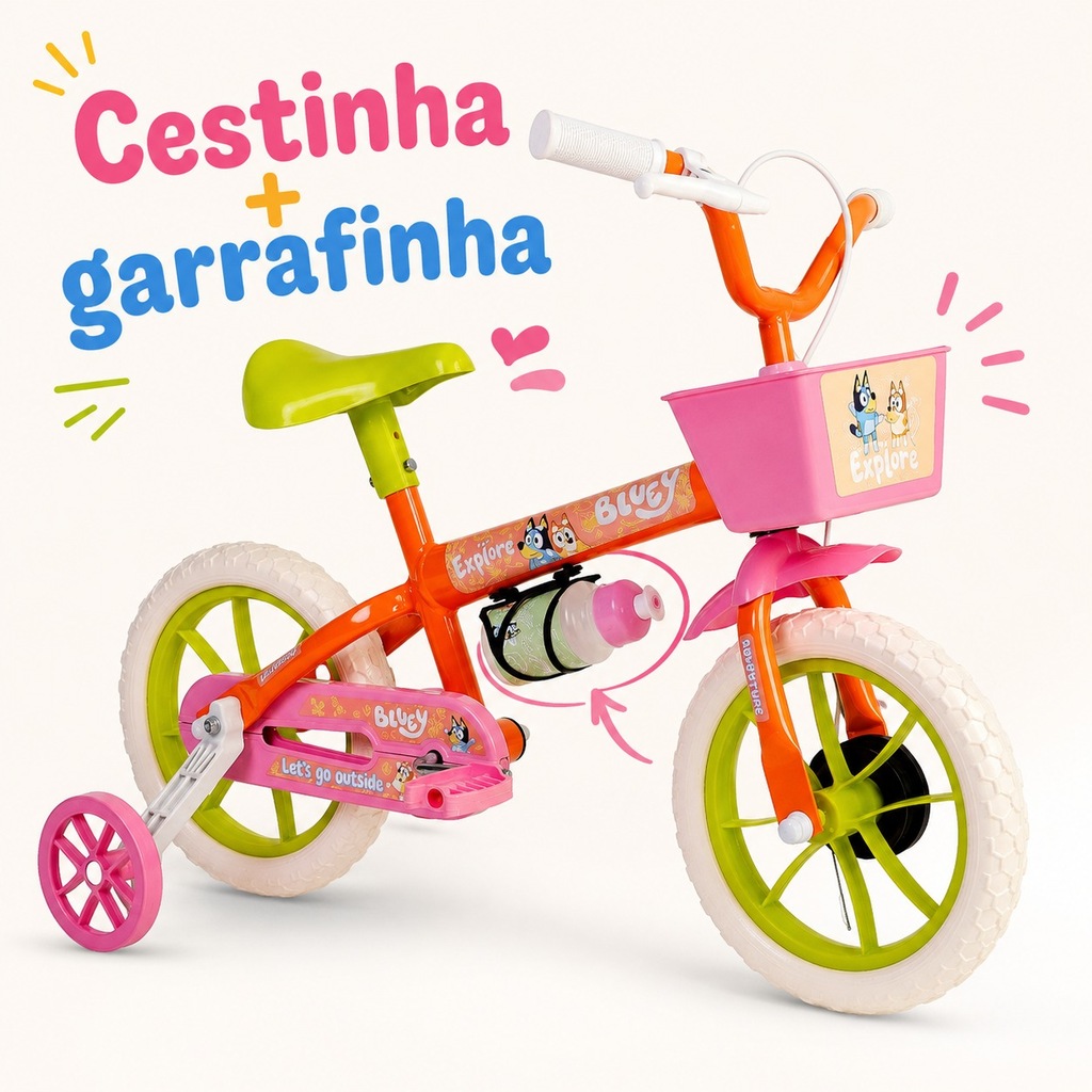 Imagem 3 do produto Bicicleta Infantil Aro 12 com Rodinhas Verden Bikes