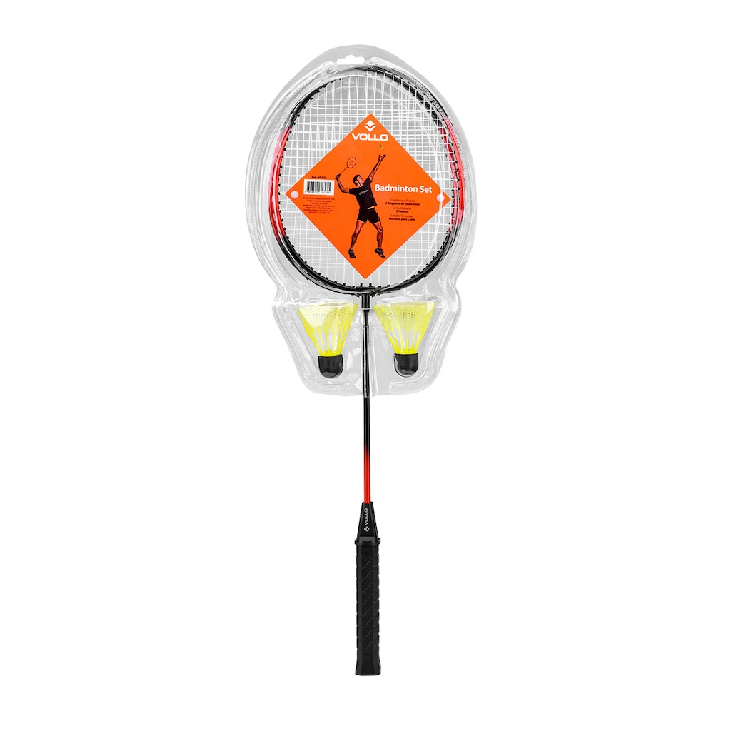 Imagem 4 do produto Kit Badminton Completo 2 Raquetes e 2 Petecas Vollo