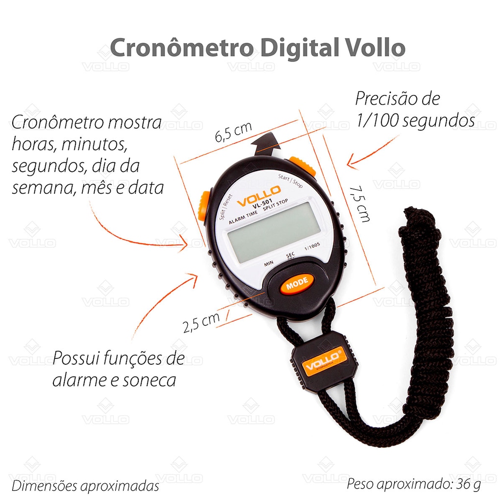 Imagem 4 do produto Cronômetro Digital Profissional Vollo