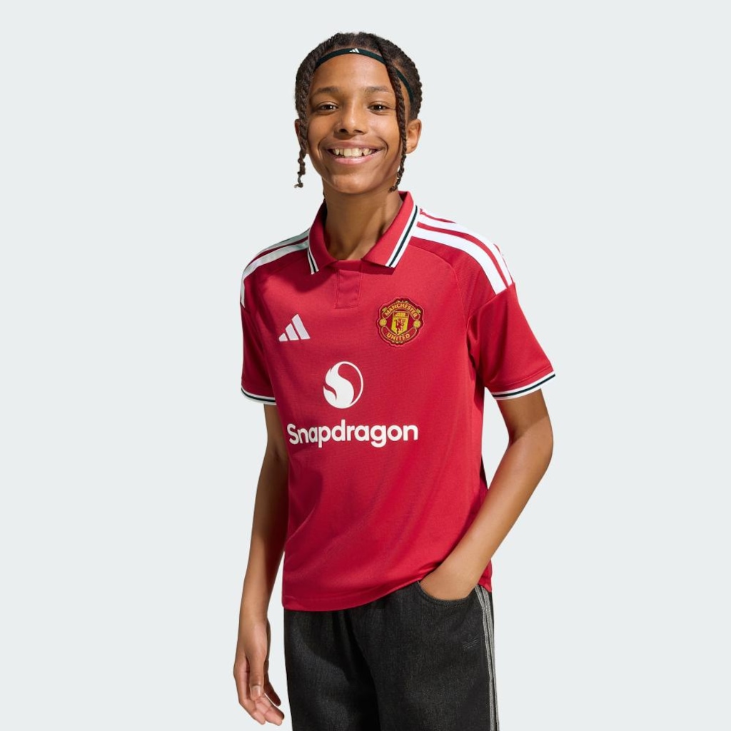 Imagem 3 do produto Camisa I Manchester United 2026/27 adidas Infantil