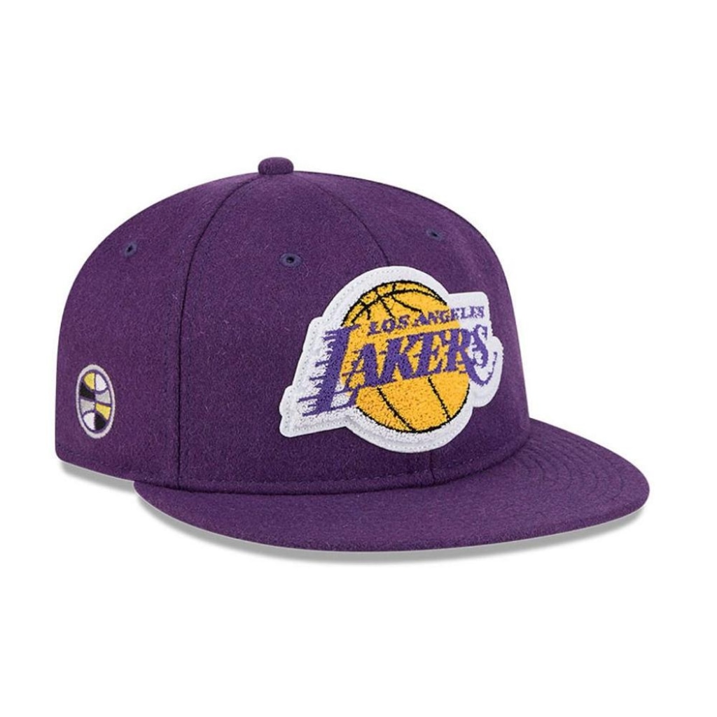 Imagem 3 do produto Boné Adulto New Era Retro Crown 950 Los Angeles Lakers Aba Reta
