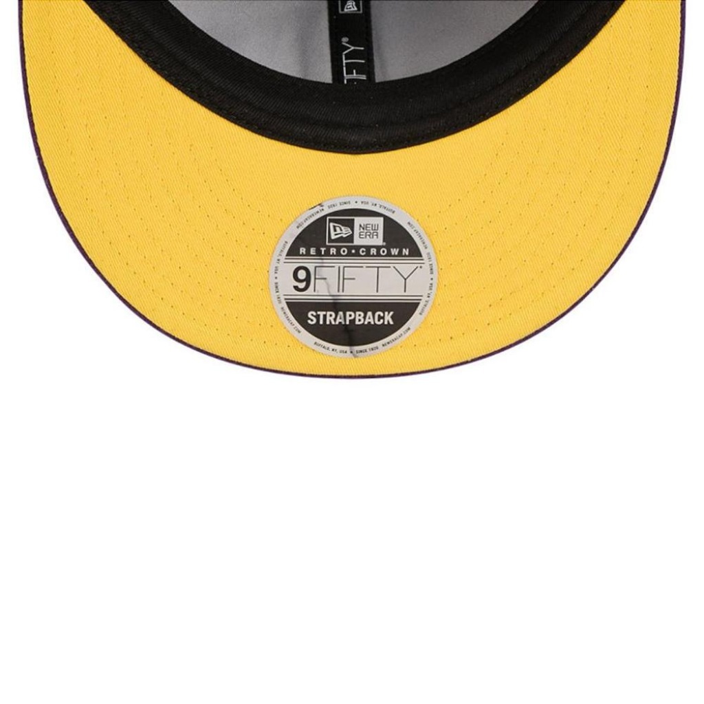 Imagem 5 do produto Boné Adulto New Era Retro Crown 950 Los Angeles Lakers Aba Reta