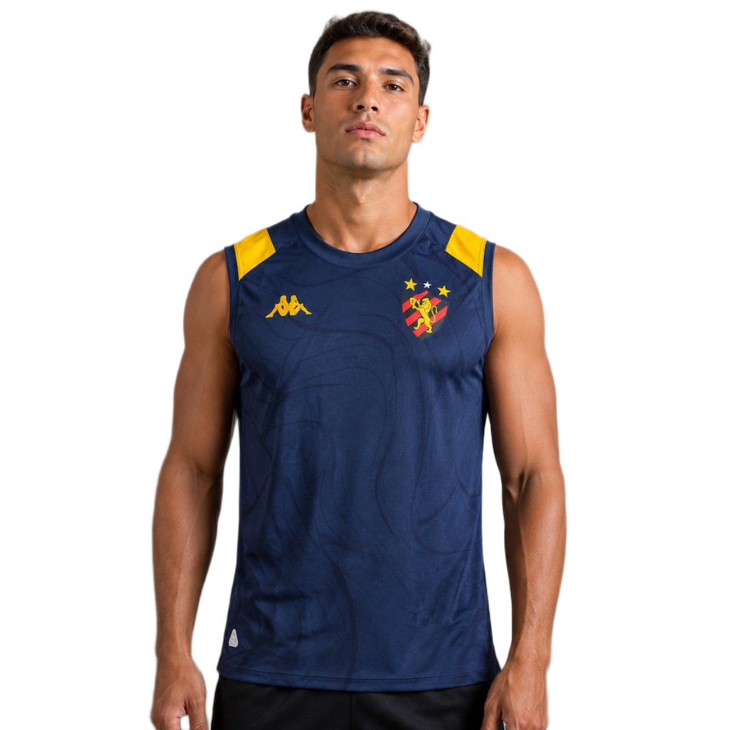 Imagem 2 do produto Camiseta Regata Sport Recife 26/27 Goleiro Treino Kappa - Masculina