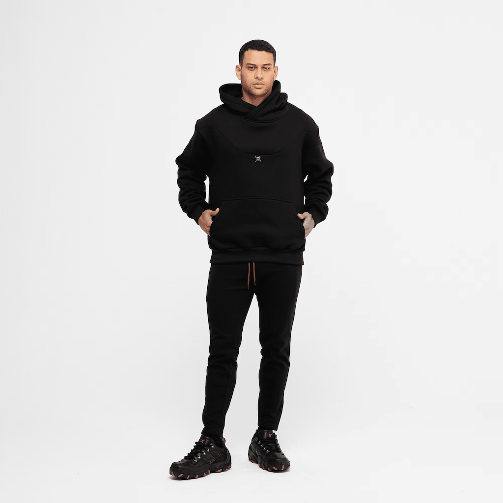 Imagem 3 do produto Blusão de Moletom Masculino Oakley Skull Pin Hoodie Blackout