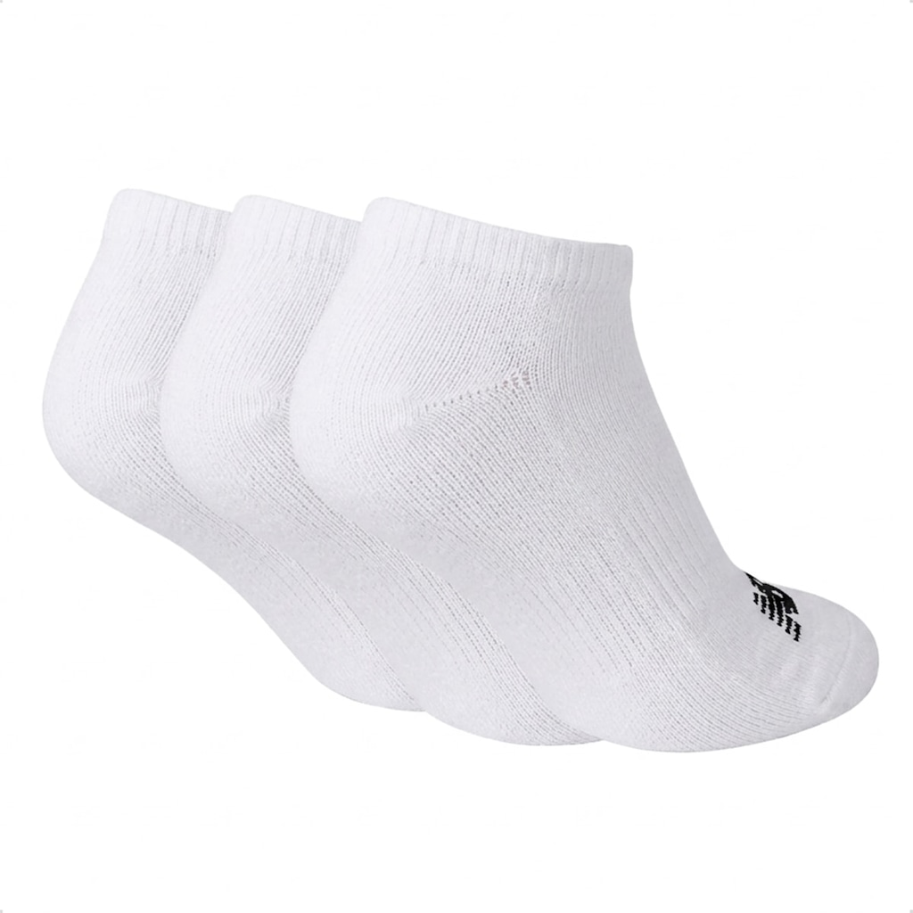 Imagem 2 do produto Kit 3 Pares de Meias Cano Invisível New Balance - Unissex