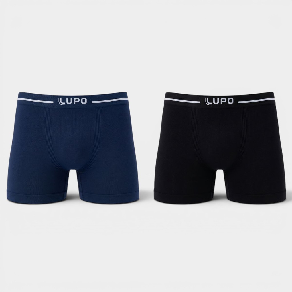 Imagem 3 do produto Kit 2 Cuecas Boxer Lupo Microfibra - Adulto