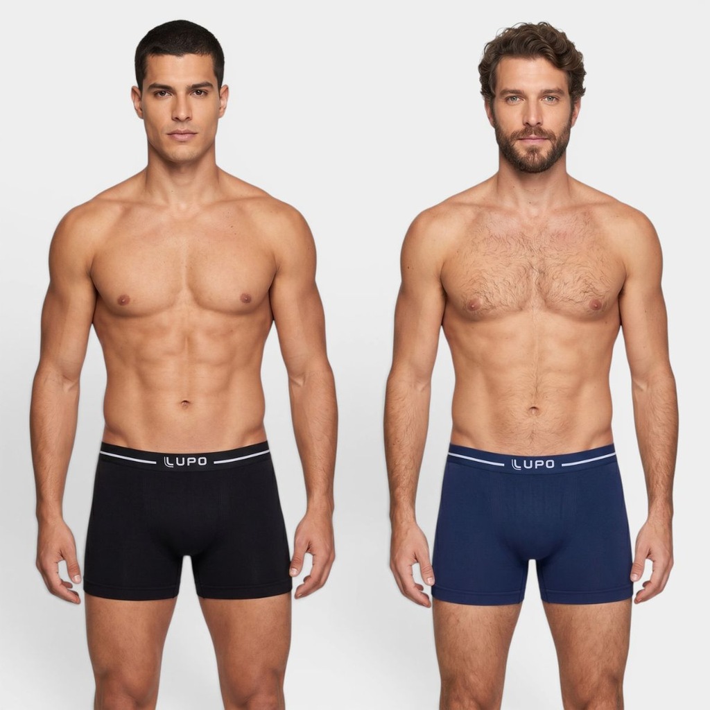 Imagem 5 do produto Kit 2 Cuecas Boxer Lupo Microfibra - Adulto