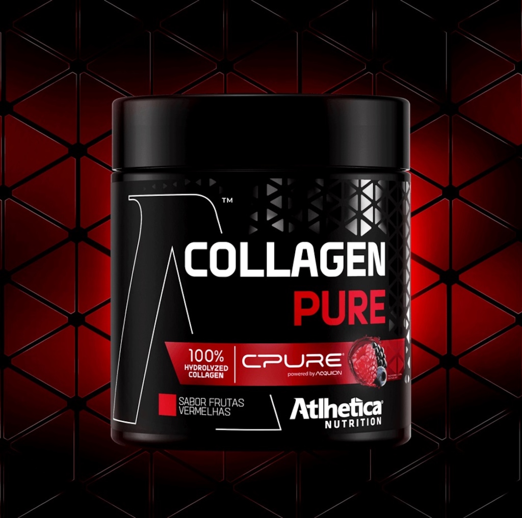 Imagem 2 do produto Collagen Pure Atlhetica Nutrition Mix Berries Frutas Vermelhas - 210g