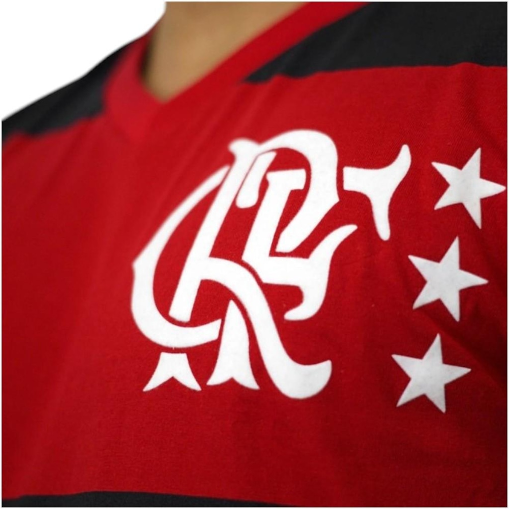 Imagem 4 do produto Camisa do Flamengo Retrô Libertadores 1981 Braziline - Masculina