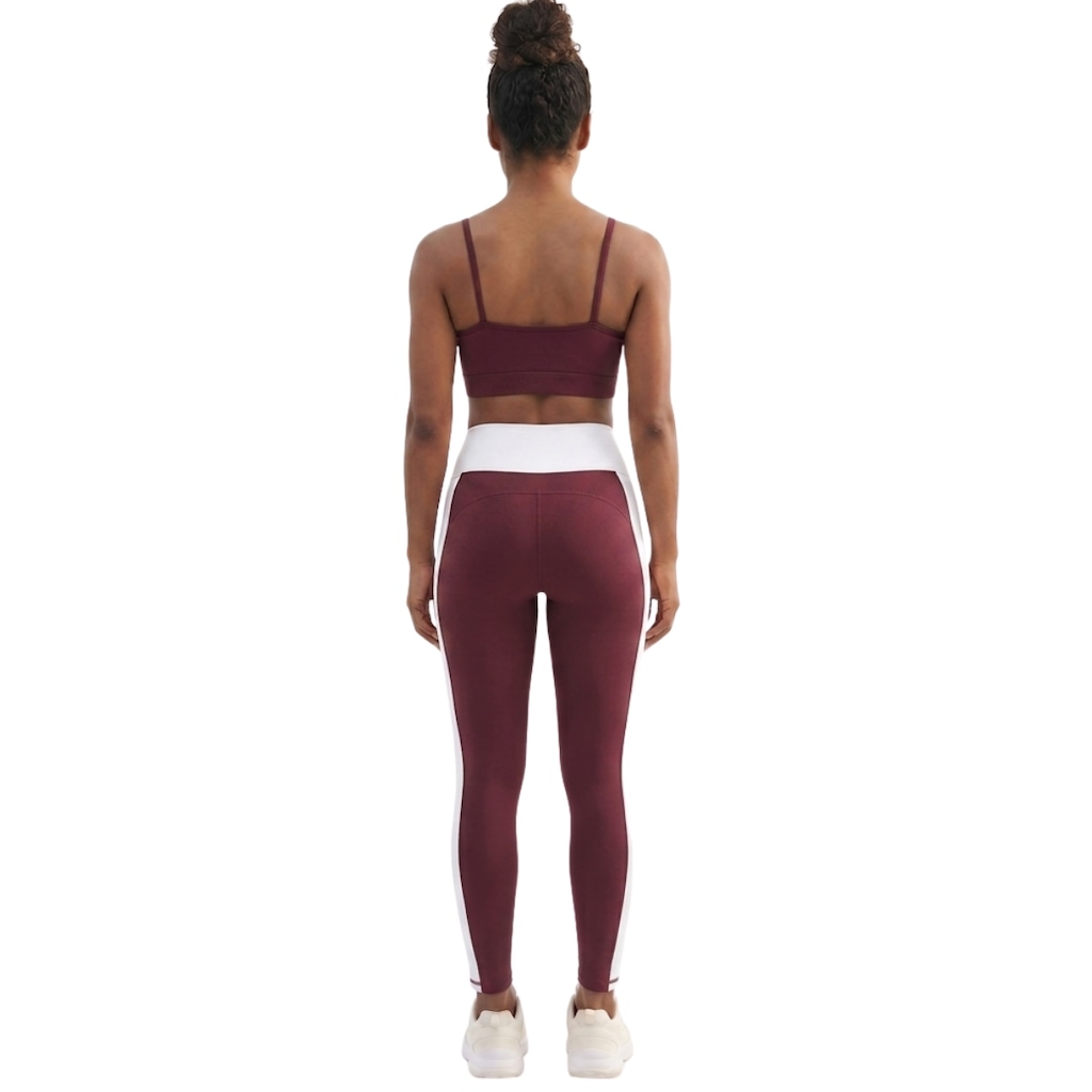 Imagem 3 do produto Conjunto Bicolor Top e Calça Fitness Vekyo Feminino