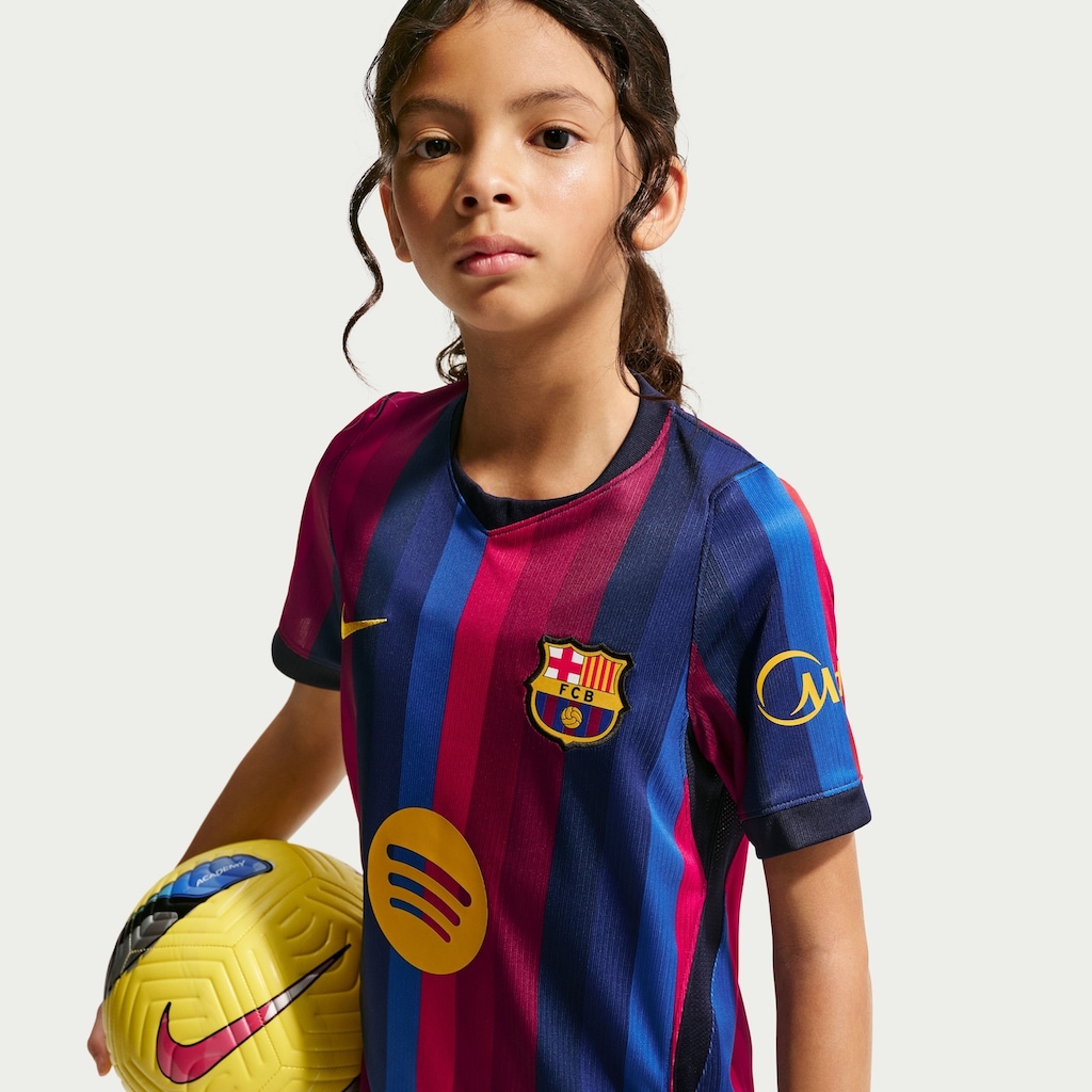 Imagem 2 do produto Camisa Barcelona I 26/27 Torcedor Pro Nike Infantil