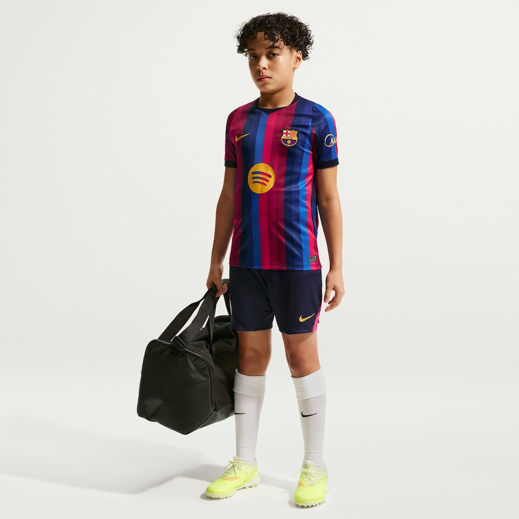 Imagem 5 do produto Camisa Barcelona I 26/27 Torcedor Pro Nike Infantil