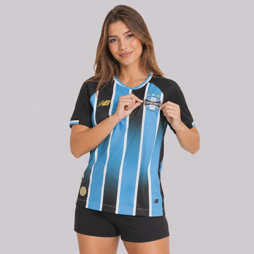 Imagem 3 do produto Camisa do Grêmio I 26/27 9 Amuzu New Balance Feminina