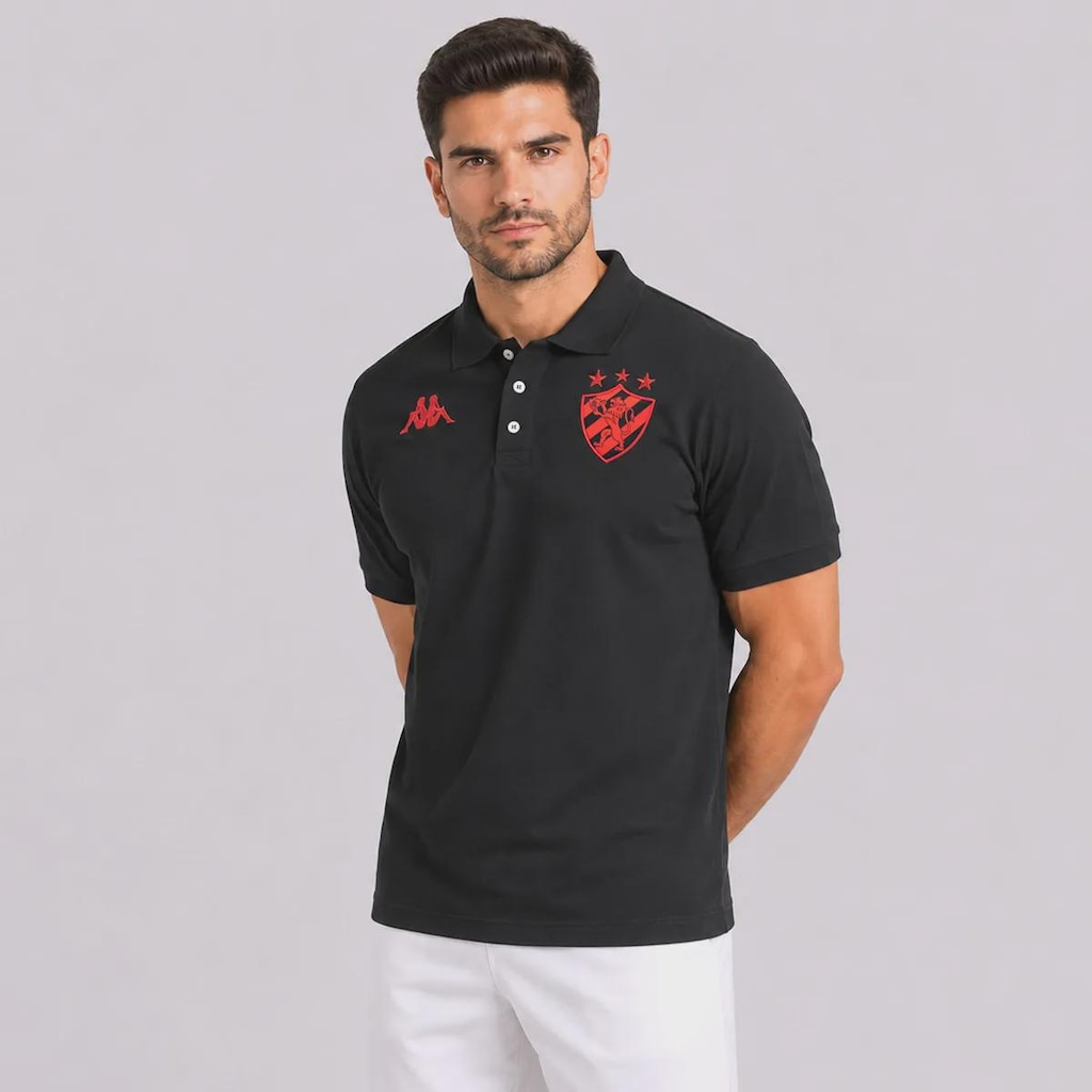 Imagem 3 do produto Camisa Polo Kappa Piquet Sport Recife 2026 Masculina