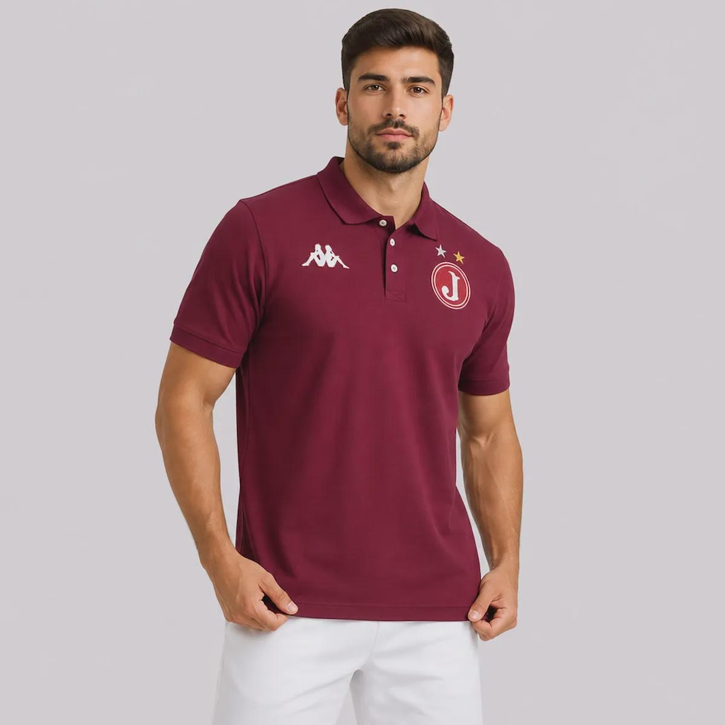 Imagem 2 do produto Camisa Polo Kappa Piquet Juventus da Mooca 2026 Masculina