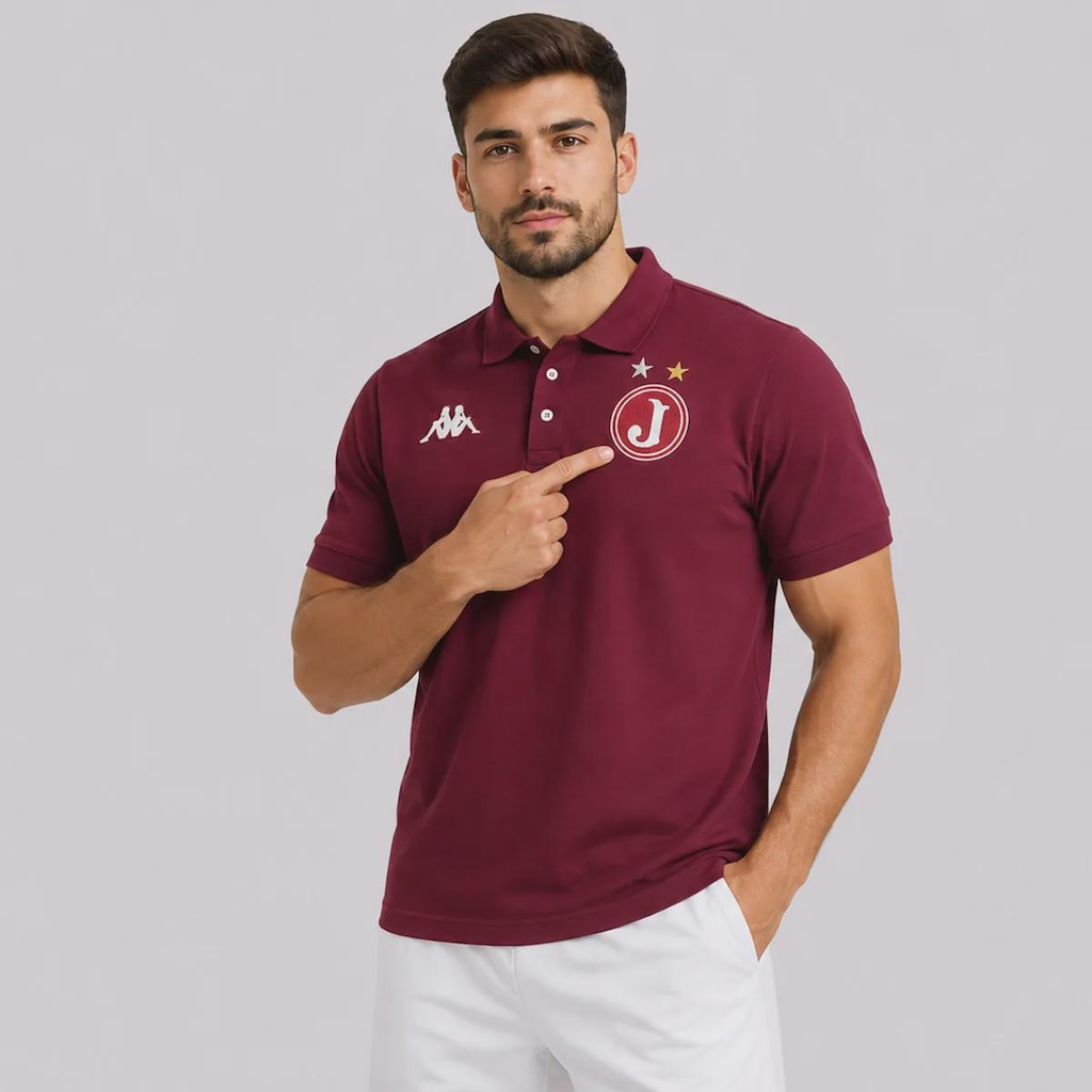 Imagem 3 do produto Camisa Polo Kappa Piquet Juventus da Mooca 2026 Masculina