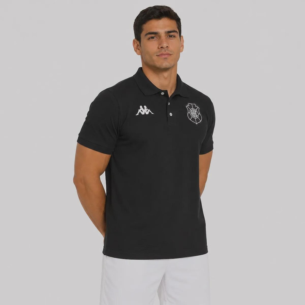 Imagem 2 do produto Camisa Polo Kappa Piquet Rio Branco 2026 Masculina