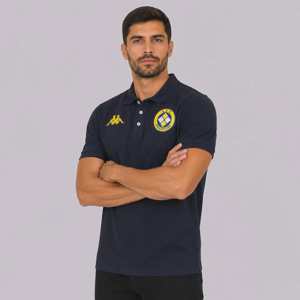 Imagem 3 do produto Camisa Polo Kappa Piquet Araçatuba 2026 Masculina