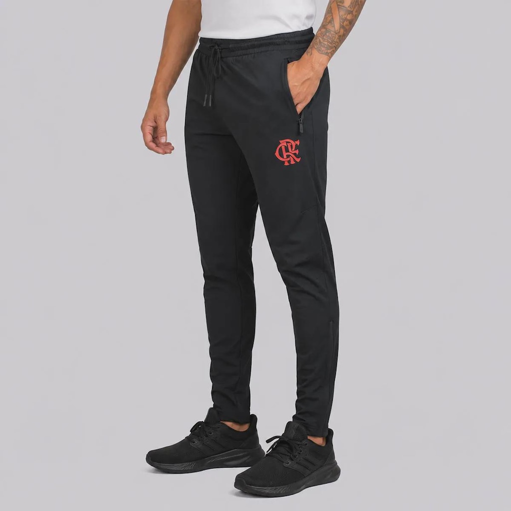 Imagem 2 do produto Calça do Flamengo Poliamida com Zíper Masculina