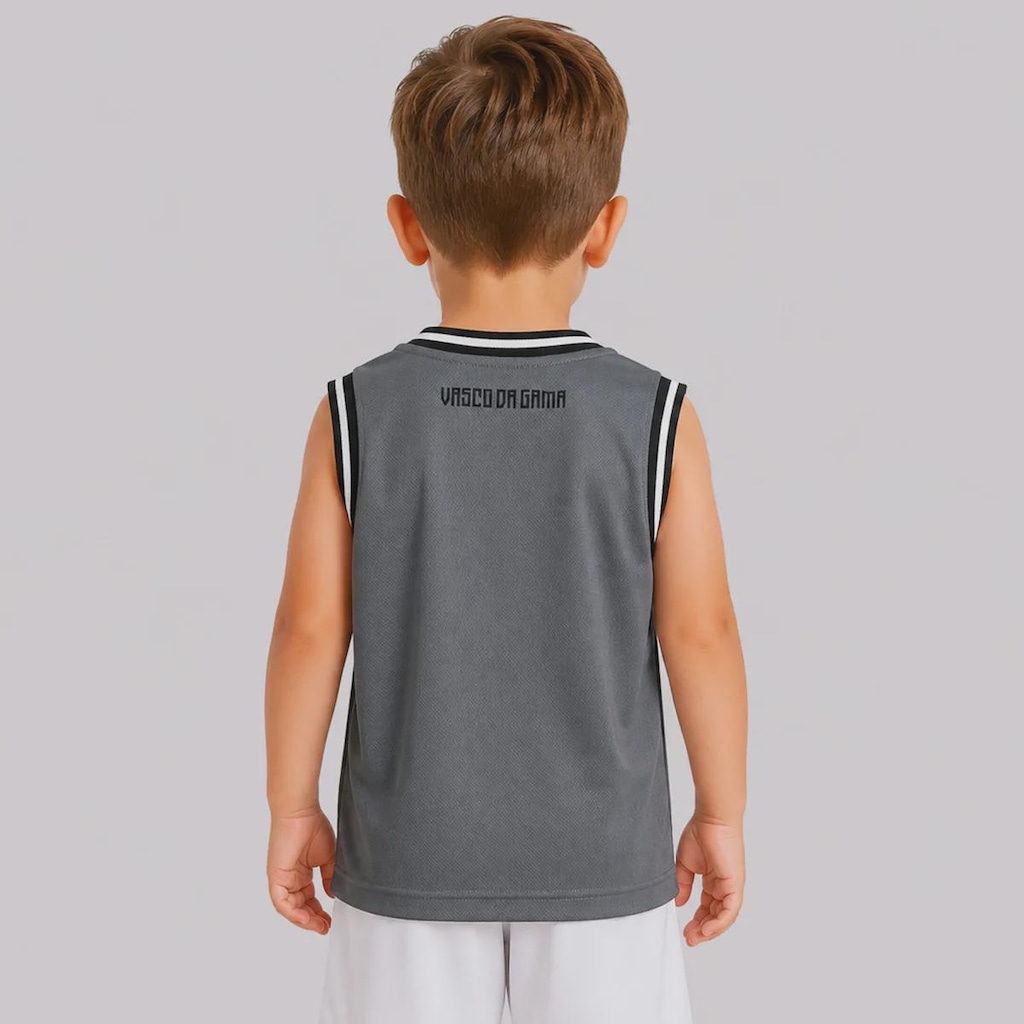Imagem 4 do produto Camiseta Regata do Vasco Resistiremos Infantil