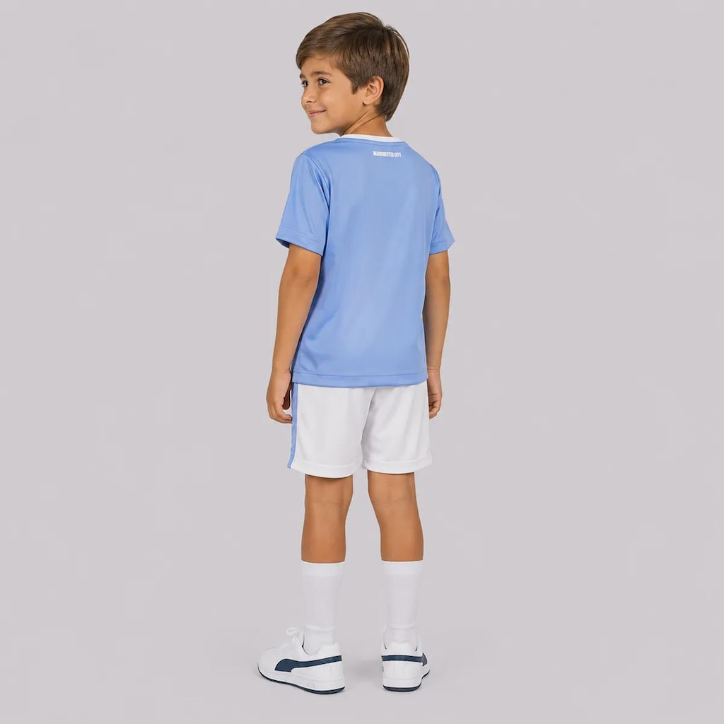 Imagem 4 do produto Kit Uniforme de Futebol Manchester City Mini Craque Infantil