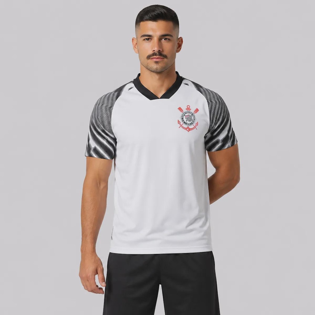 Imagem 2 do produto Camisa do Corinthians Lines 10 Memphis Masculina