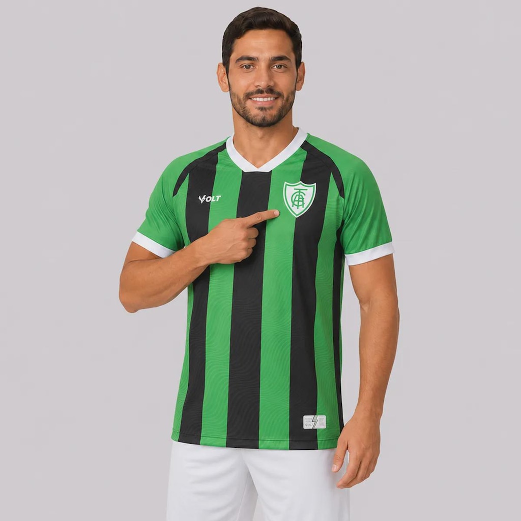 Imagem 2 do produto Camisa do América Mineiro I 26/27 Volt Masculina