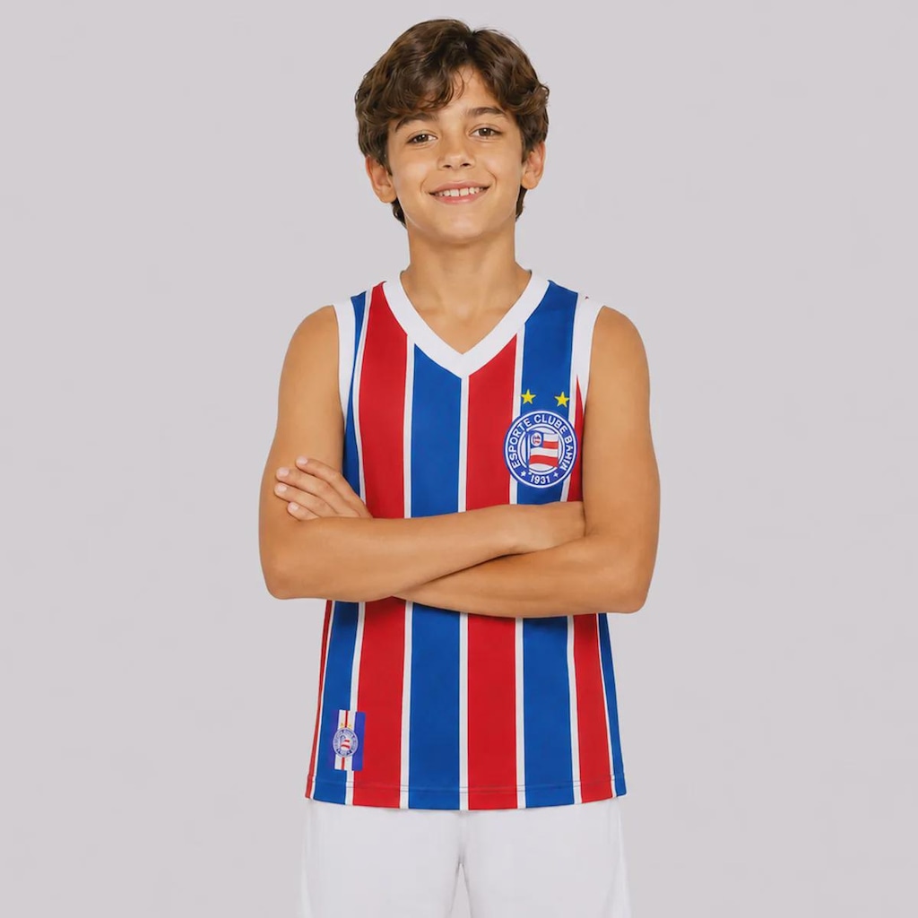 Imagem 2 do produto Camiseta Regata Bahia Tricolor Infantil