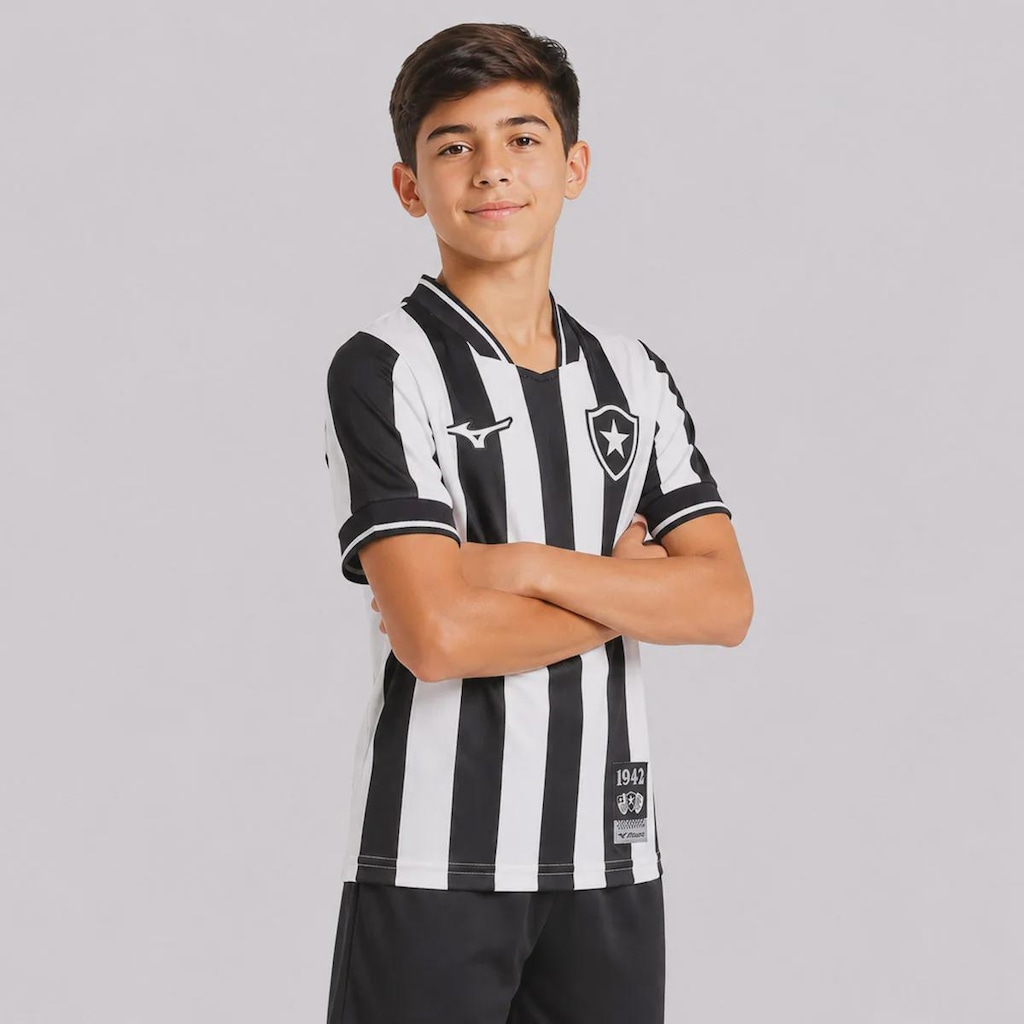 Imagem 2 do produto Camisa do Botafogo I 26/27 Mizuno Infantil