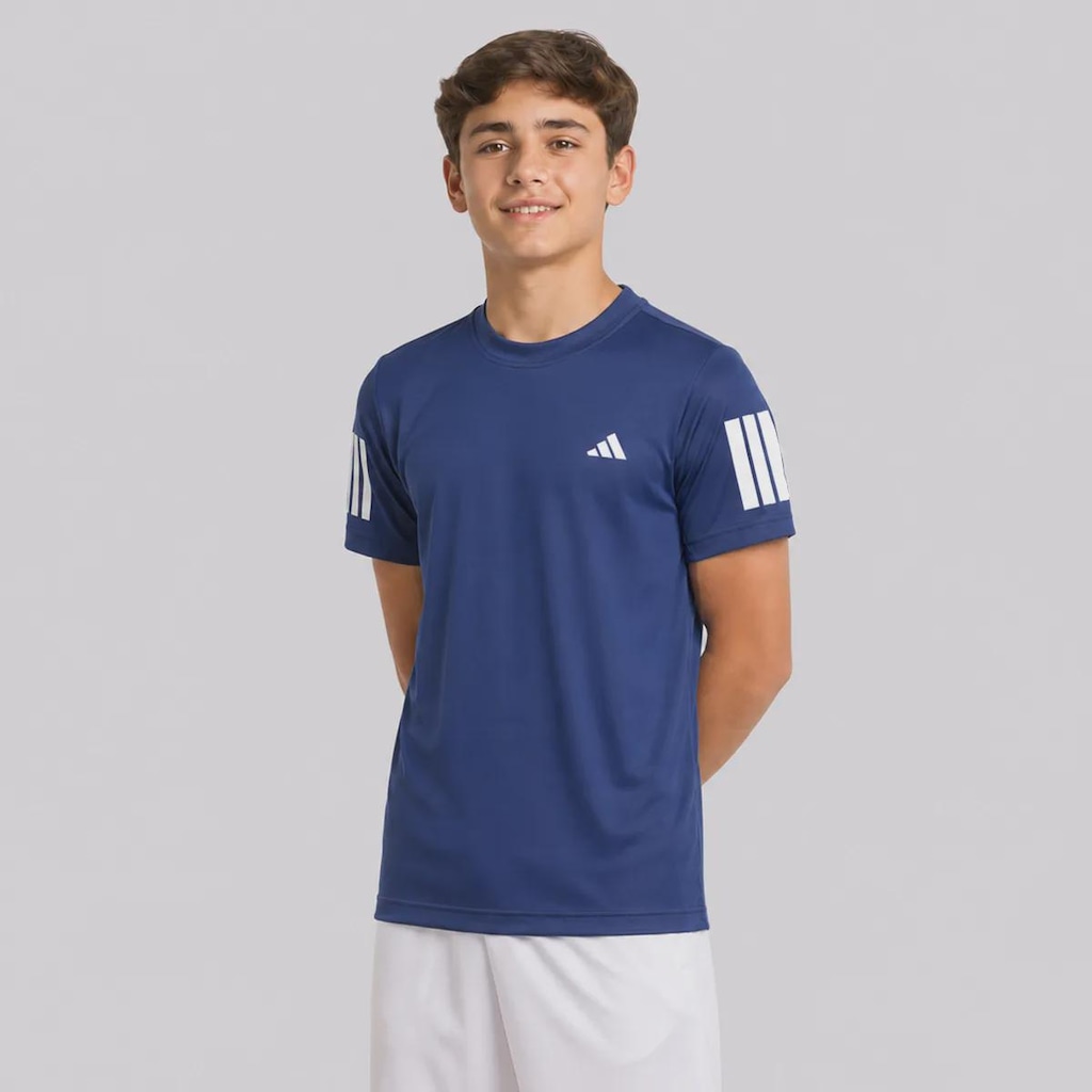 Imagem 3 do produto Camiseta Adidas Club 3 Listras Infantil