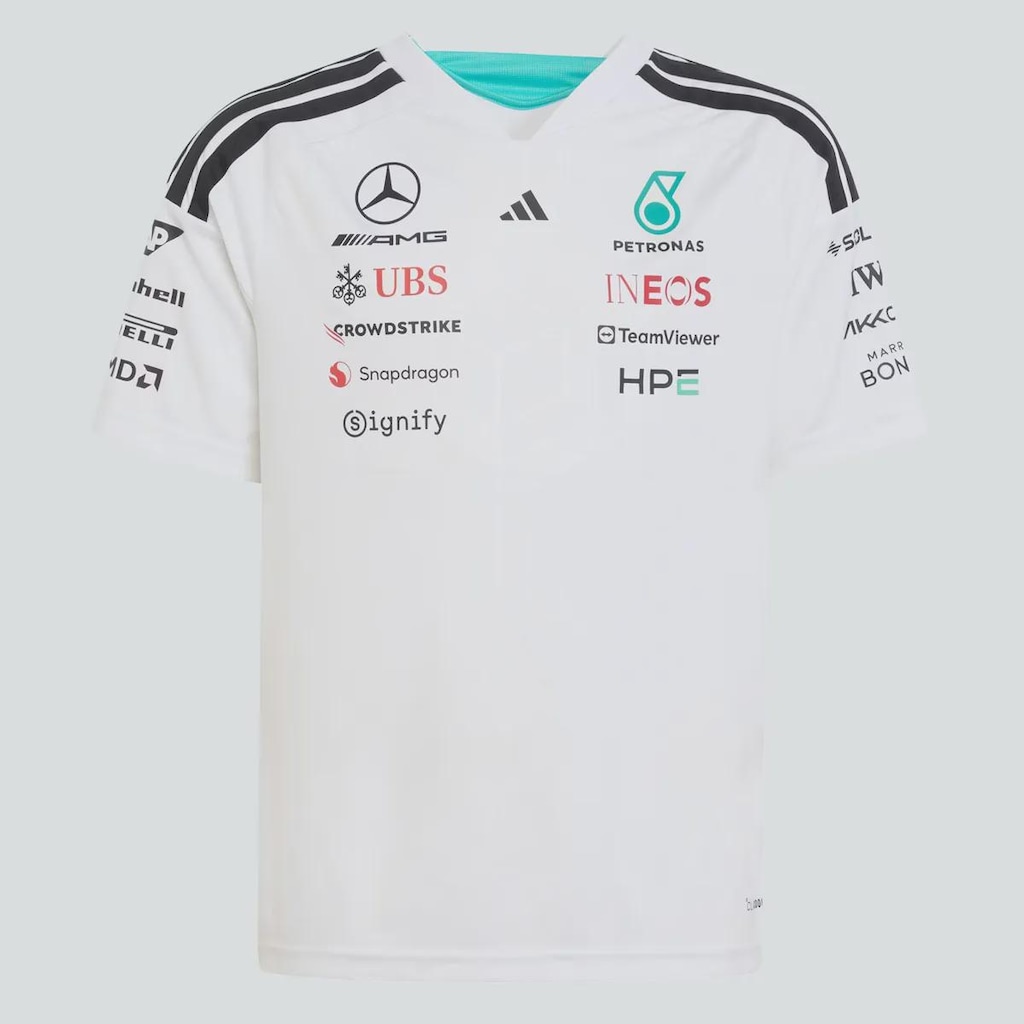 Imagem 5 do produto Camiseta Adidas Mercedes AMG Petronas Estampada Infantil