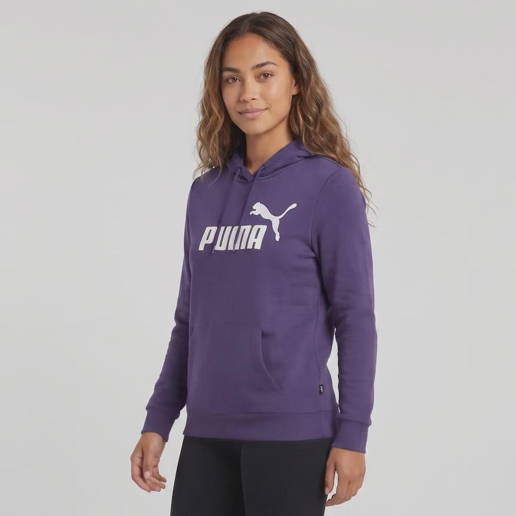 Imagem 2 do produto Blusão de Moletom Puma Ess No.1 Logo Hoodie TR Feminino