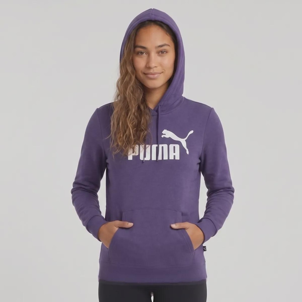 Imagem 3 do produto Blusão de Moletom Puma Ess No.1 Logo Hoodie TR Feminino