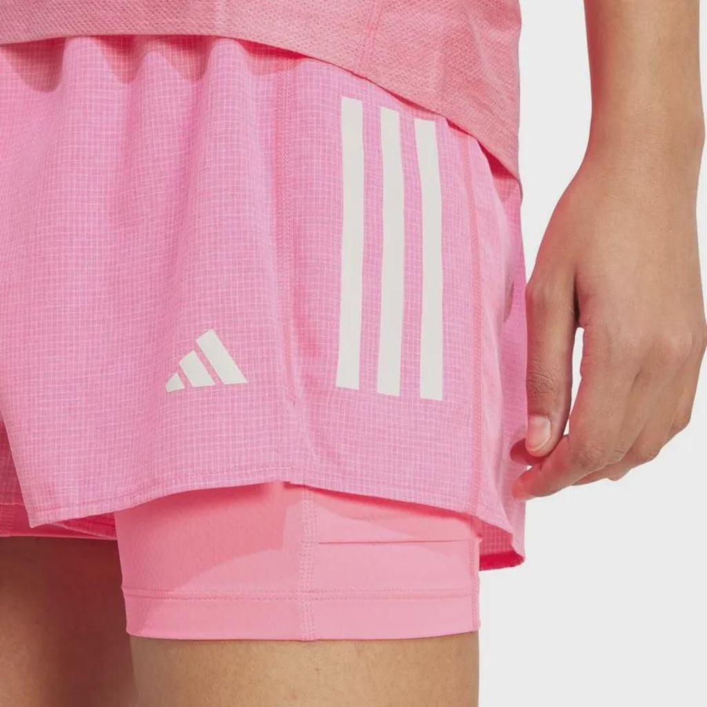 Imagem 4 do produto Shorts adidas The Run Climacool 2 In 1 Feminino