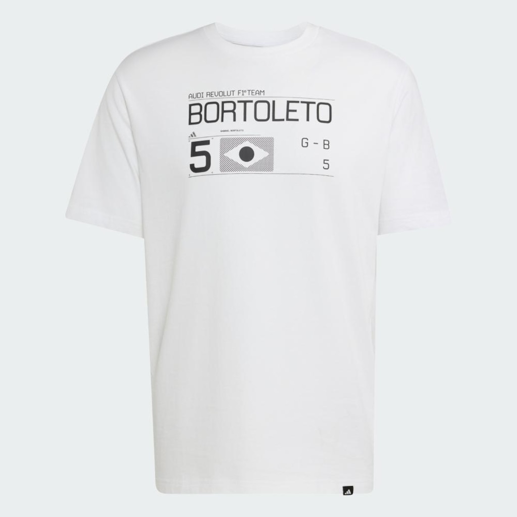 Imagem 2 do produto Camiseta adidas Audi F1 Team Gabriel Bortoleto III Masculina